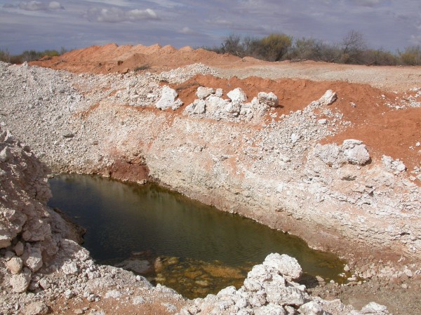 Avtralija plitev karbonatni vodonosnik calcrete aquifer