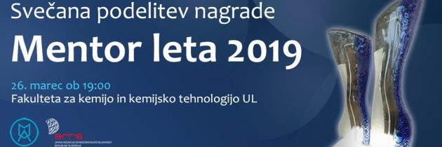 Nagrade “Mentor leta 2019”