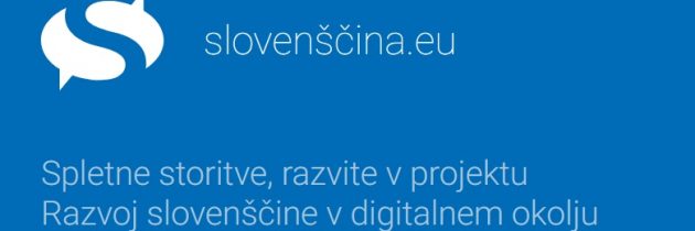 Razvoj slovenščine v digitalnem okolju