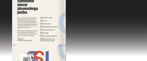 Predstavitvena brošura prvega Sinonimnega slovarja slovenskega jezika