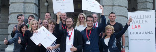 Prebojna ideja leta 2016 – Falling Walls Lab 2016 Ljubljana