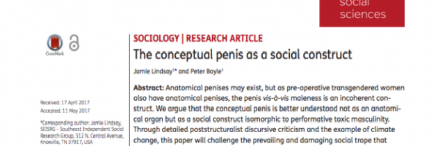 Znanstveni “nateg” o konceptualnem penisu