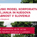 dr. Tom Berglund: Nordijski model korporativnega upravljanja in njegova uporabnost v Sloveniji