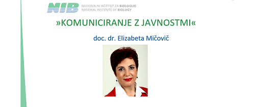 dr. Elizabeta Mičović: Komuniciranje z javnostmi