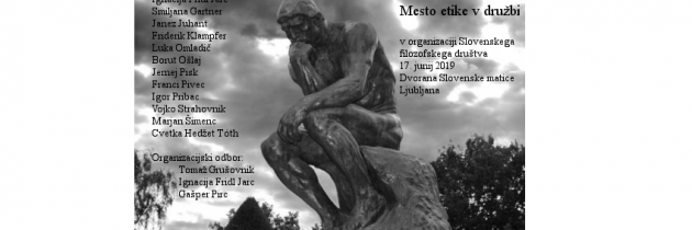 Mesto etike v družbi