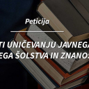 Peticija proti uničevanju javnega visokega šolstva in znanosti