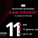 Spremembe spreminjajo: KAM GREMO?