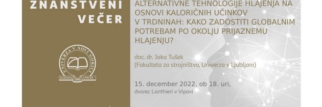 “Znanstveni večer” z doc. dr. Jako Tuškom